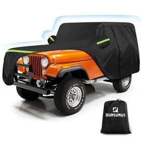 Xb608 Q Qunsunus Waterproof Car Cover For Jeep Cj5 1955-1983 Outdoor With