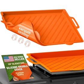 Qbottle 850048402331 Upgraded 28 Inch Silicone Griddle Mat Cover For Blackstone Grill - Full-edge Pr