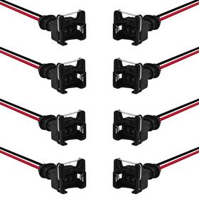 Qkys-psqcz02 Qkys 8 Pcs Fuel Injector Connector With 8pcs Black