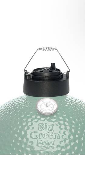 Quantfire 313051532599 Cast Iron Cap Big Green Egg Dual Function Metal Top Small Minimax New