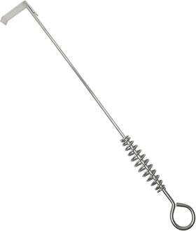 Quantfire 747045461396 17.5 Inch Bbq Ash Tool Poker Rake Charcoal And Grill Cleaning Tools For Big Gre