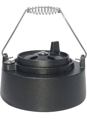 Quantfire 747045461402 Cast Iron Cap For Big Green Egg Dual Function Metal Top Daisy Wheel