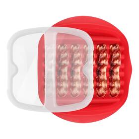 22423266 Quixleen Microwave Bacon Tray Silicone Cooker With Splatter Lid Microw