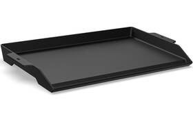60054 Qulimetal Updated Cast Iron Griddle For Gas Grill 23 Inch X 16 Large Matte Porcelain Enam