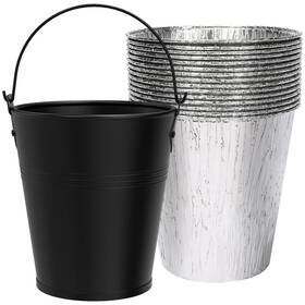 Qulimetal 769638026515 Drip Bucket And 15-pack Disposable Foil Liners For Oklahoma Joes Traeger P