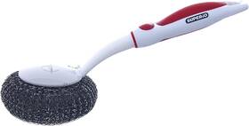 R Performance 313014092061 Bbq Grill Brush Bristle Free Stainless Steel Scrubber Cleaner Dishwashing