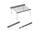 R010 Grandbuy Barbecue Grills Tools Accessories Aluminium Alloy Folding Grill