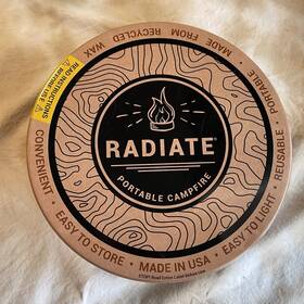 Radiate 600300993936 Xl 8 Inch Portable Campfire As Seen On Shark Tank - Up To 2 Hours Of Burn
