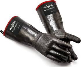 Rapiccagrillglovessingle-14 Rapicca Heat Resistant Bbq Grill Gloves Oil Waterproof For Smoking Gr