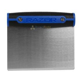 08805rz Razor Bench Scraper Chopper Stainless Steel Blade Rubber Grip Stay Cool Handle