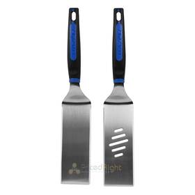 08836rz Razor Griddle Spatulas 2-pack Stainless Steel With Stay-cool Handle And Beveled Edge