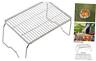 Rc13103 Folding Campfire Grill Stainless Steel Grate Heavy Duty Silver Large