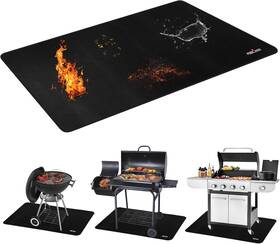 Reramdo 313049810821 48 X 30 Inch Under Grill Mats For Outdoor Double-sided Fireproof/waterpro