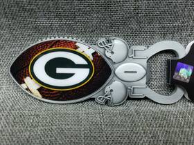 Bmag3301 Rico Industries New Green Bay Packers Nfl Football Party Starter Magnetic Bottle Opener