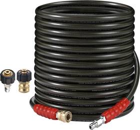 Plu-6-3 Ridge Washer Pressure Hose 50 Feet X 3/8 B 50ft With 2 Layers Wire