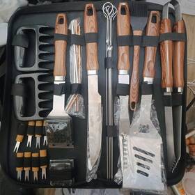 Gba05 Romancist Romanticist 26-piece Grilling Accessory Kit With Carrying Bag