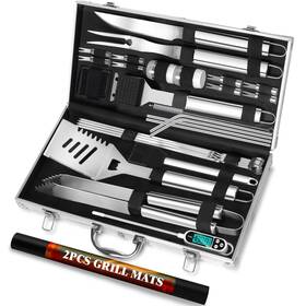 Gb-a02 Romanticist 30pcs Stainless Steel Grill Tool Set Heavy Duty Bbq Grilling Acc