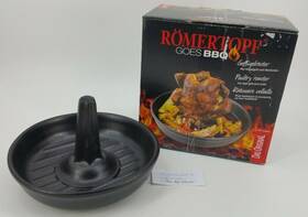 Romertopf 029466001204 Vertical Chicken Roasting Pan Poultry Clay Grill Bbq Glazed Germany