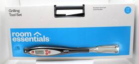 84248075 Room Essentials Nib 17pc Stainless Steel Bbq Tool Set -