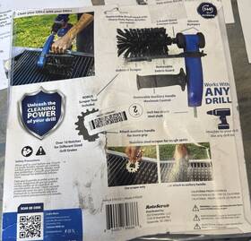 5761021 Roto Scrub Rotoscrub Grill Brush Cleaning Kit Attachment