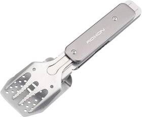 S602 Roxon 4 In 1 Mini Folding Bbq Barbecue Combo Tool Set With Spatula Fork Tongs