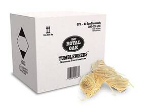 Royal Oak 016800022661 Tumbleweeds All Natural Fire Starter Charcoal Firestarter For Grilling Bbq