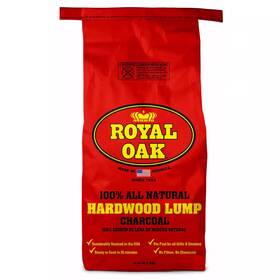 Royal Oak 445020559580 15.44 Lbs. 100% All Natural Hardwood Lump Charcoal 4-pack