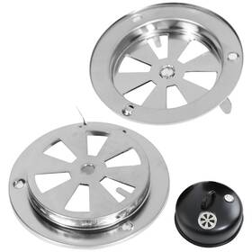 Kspfg857 Rrumo 2 Pack Bbq Smoker Air Vent Set Stainless Steel Grill Damper For Adjusting Ai