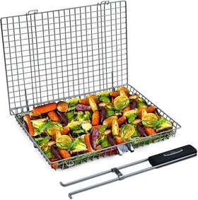 Rtt 445052622672 Grill Basket Extra Large Accessories For Outdoor Grilling Gifts