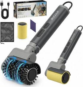 Rudap 744110787498 Electric Grill Brush Cordless Rechargeable Cleaner 58w Bbq Cleaning Brus