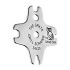 S4420 The Sage Owl Grate Grill Scraper Stainless Steel