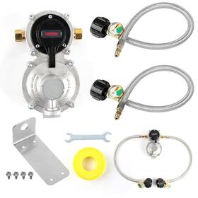 Samplife 731694621621 Rv Propane Regulator 2 Tank-2-stage Auto Changeover Lp For