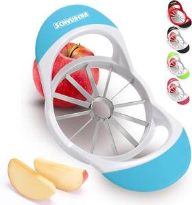 Schvubenracb003 Schvubenr 4.72 Inch Large Apple Slicer With 12 Blades - Professional Blue
