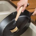Scrbrsh Lodge Scrubber Brush Cast Iron Pan Bbq Cookware Pot
