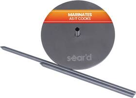 Seard 313107393341 Stainless Steel Vertical Skewer Bbq Spit For Tacos Al Pastor Shawarma Grill