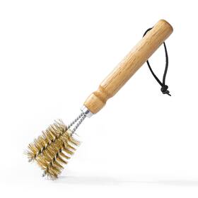 Cn0540 Setron Bristle Grill Brush With Wooden Handle Durable Bbq Cleaning Tool For Grates And