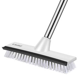 K065 Setsail Floor Scrub Brush With 51-inch Long Adjustable Handle 2 In 1 Scrape B