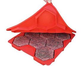 Shape Store 091037971319 Burger Master Innovative 8-in-1 Press And Freezer Container