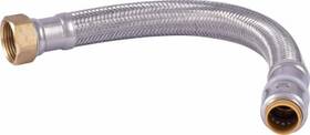 Ur3068fx18 Sharkbite 12 Pack - 18 Inch Push-fit Water Heater Connector Braided Stainless Steel 1/2x3/4