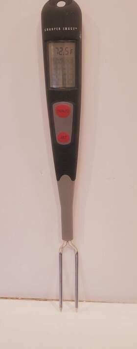 Mi215 Sharper Image Grill Meat Fork Thermometer For Meats And Fish Cook Chef