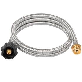 Shinestar 788362644420 Propane Hose Adapter And 5 Ft Braided For Buddy Heaters Coleman Stoves B