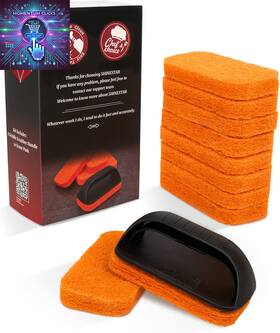Am01us09 Shinestar 11-piece Griddle Scouring Pad For Blackstone Flat Top Grill Cleaner