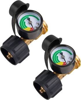 Qy-02 Shinestar Upgraded Propane Tank Gauge For 5-20 Lb With Qcc1