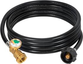 Shinestar Ss Qcc12ft Gauge 12ft Propane Extension Hose With Tank Fo