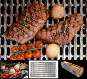Shiny Innovations 627987601107 Food Grade Aluminum Disposable Grill Grate Liners Pack Of