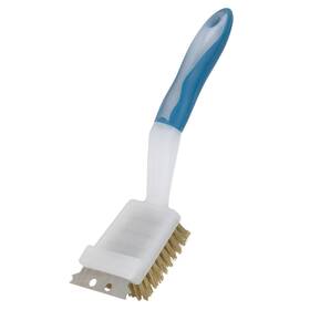 641731 Sim Supply Inc. 009326601687 11.4 Inch Crimped Brass Bristles Barbeque Grill Cleaning Brush