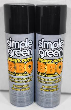 Simple Green 043318600142 Heavy-duty Bbq And Grill Cleaner Unscented Aerosol - 2 Pack