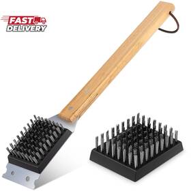 Simpletaste 313041323374 Grill Brush And Scraper For Bbq Durable Effective Replaceable St