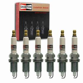 4114136831 Sixity Auto 6 Pc Champion Iridium Spark Plugs Compatible With Jeep Tj 4.0l L6 1997-2006