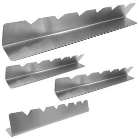 Xc3-msd-473us-7487439 Skdqiee 4 Pcs Stainless Steel Skewer Holders Serrated Bbq Long Rack For Grilling